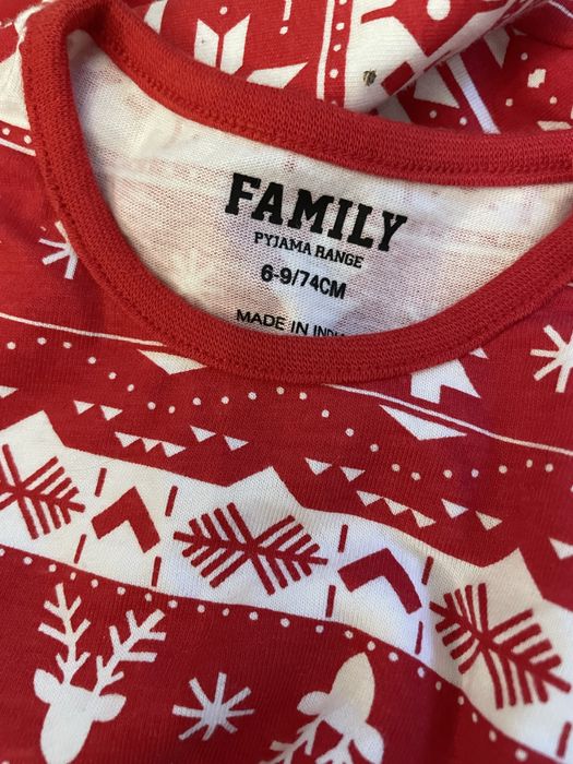 Pajacyk pizamka świateczna roz.74 cm Boze Narodzenie