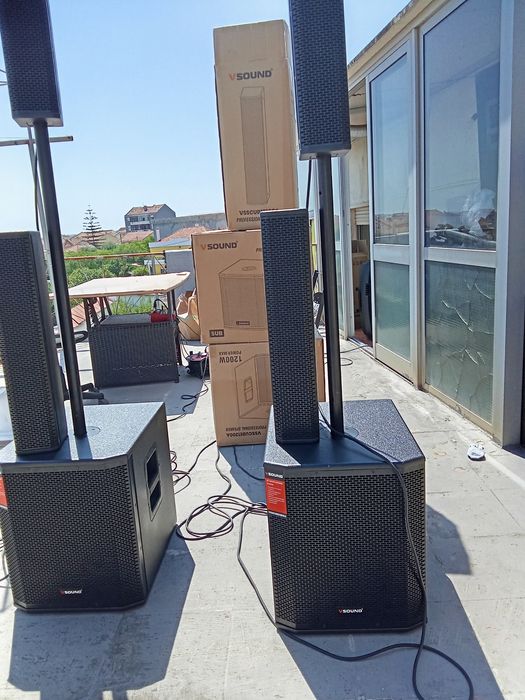 Sistema de Som Bi-Amplificado 12" USB/SD/BT 1200W VSOUND
Reentrada