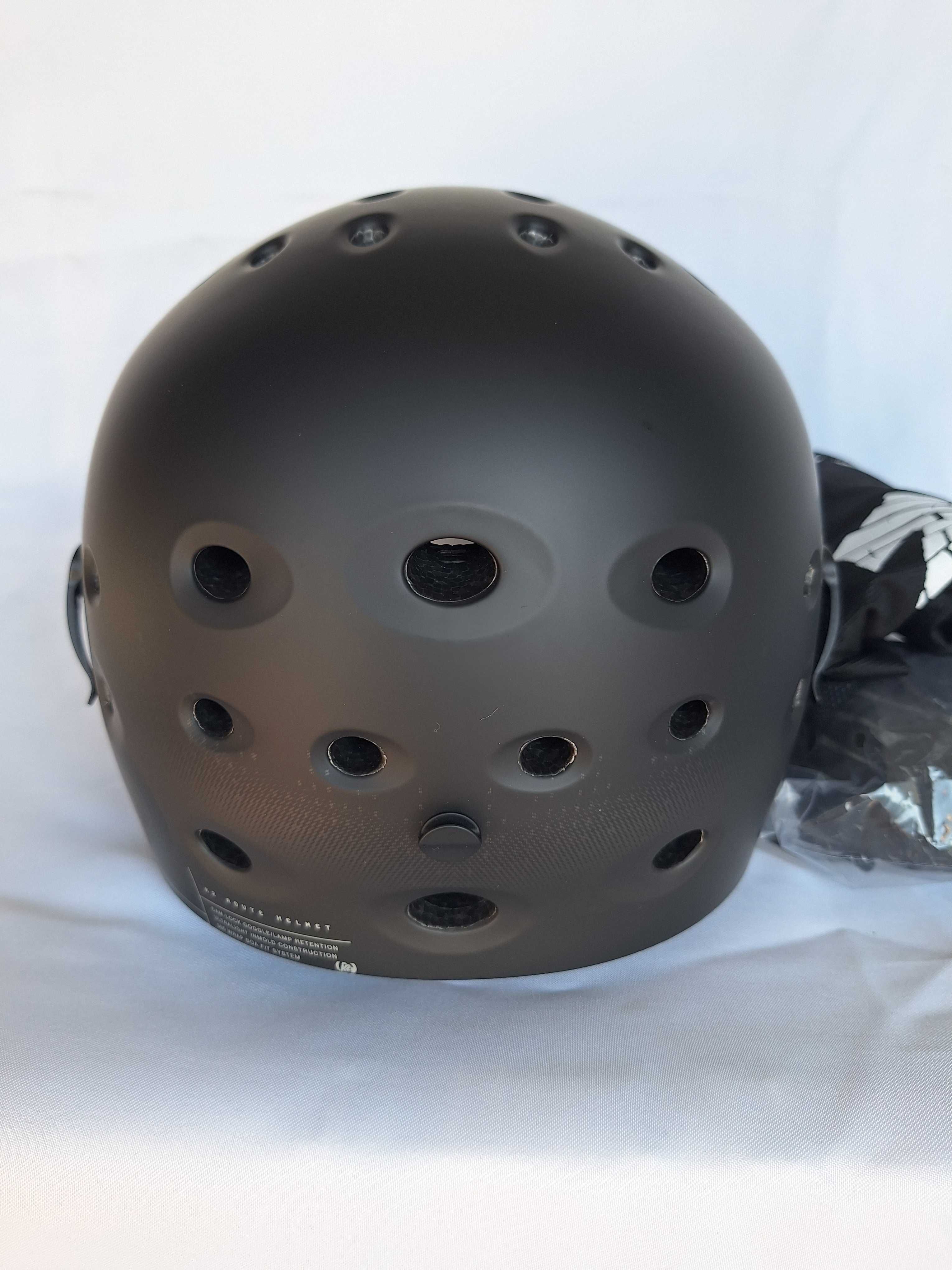 Kask całoroczny uniwersalny narciarski K2 Route Black L 59-62cm