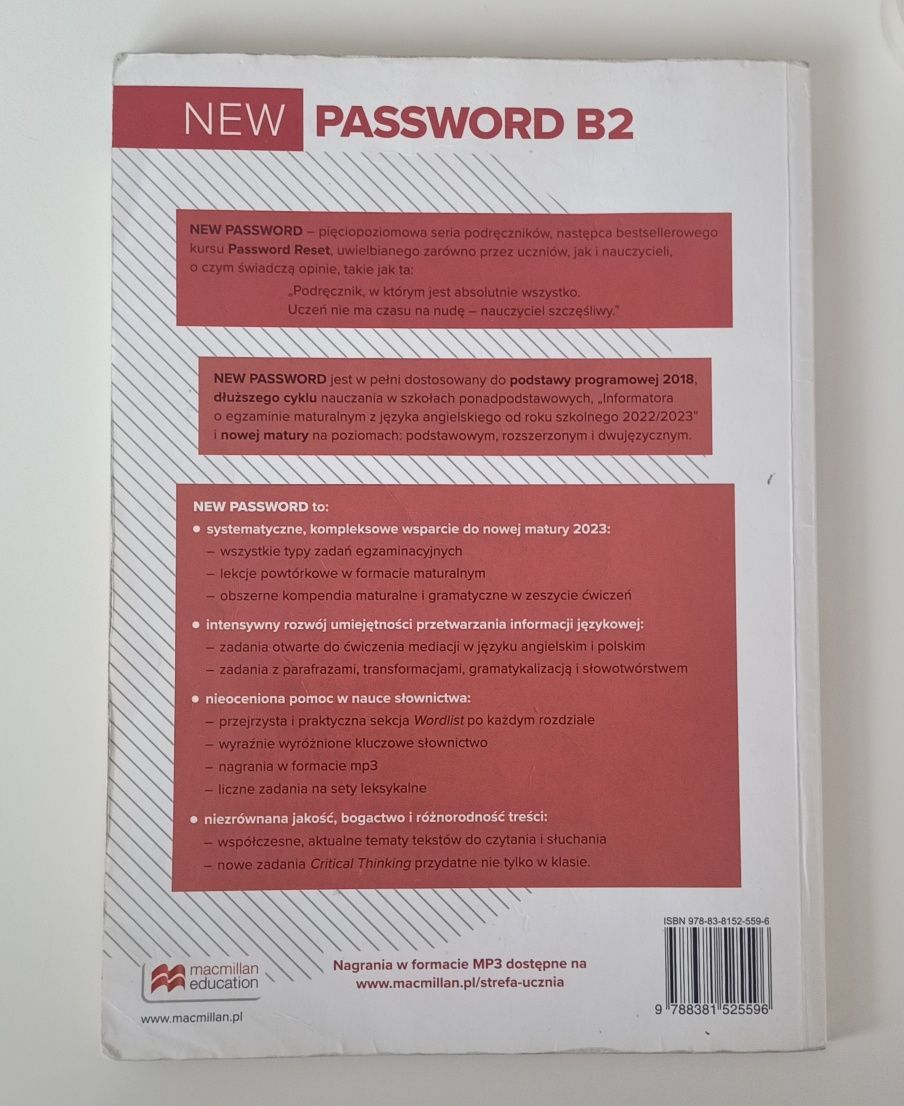 Podręcznik "New password B2"