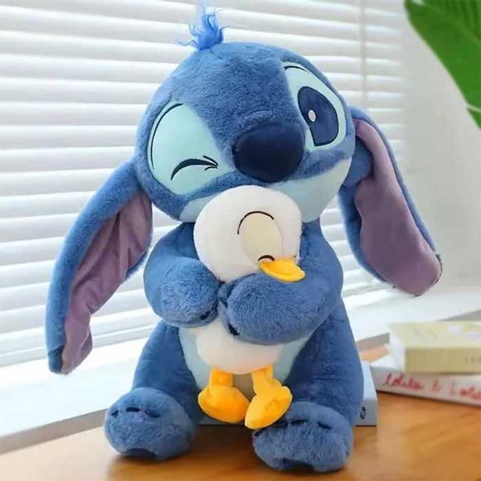 Стіч м'яка іграшка 35 см з качкою Lilo stitch Мягкая игрушка Стич