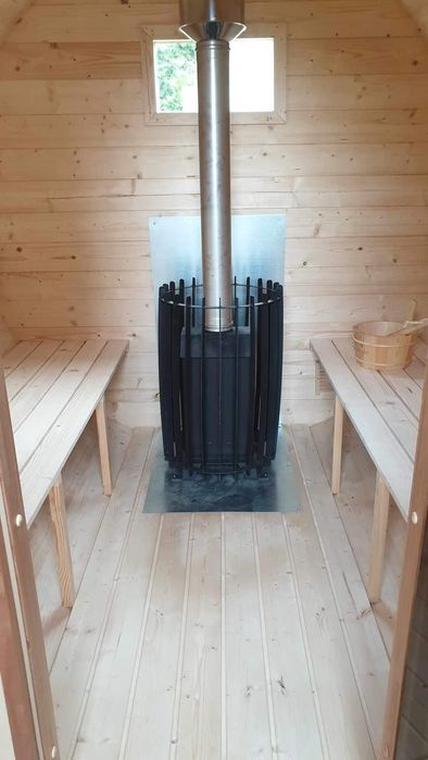 Piec do sauny opalany drewnem - transport w cenie przy zakupie zestawu