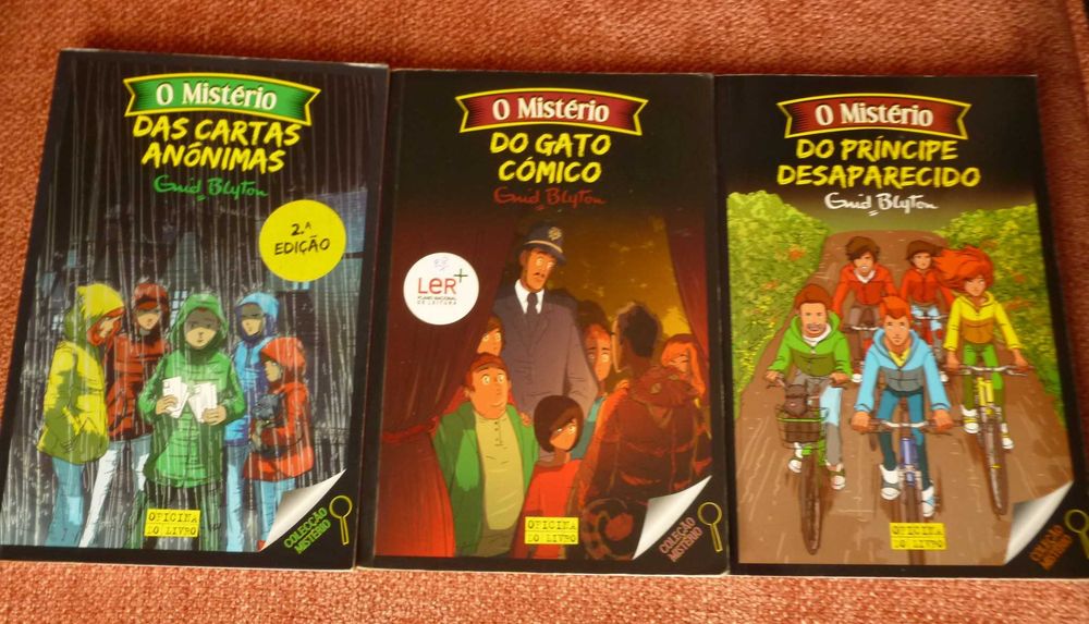 3 livros  "Coleção Mistério" - Enid Blyton