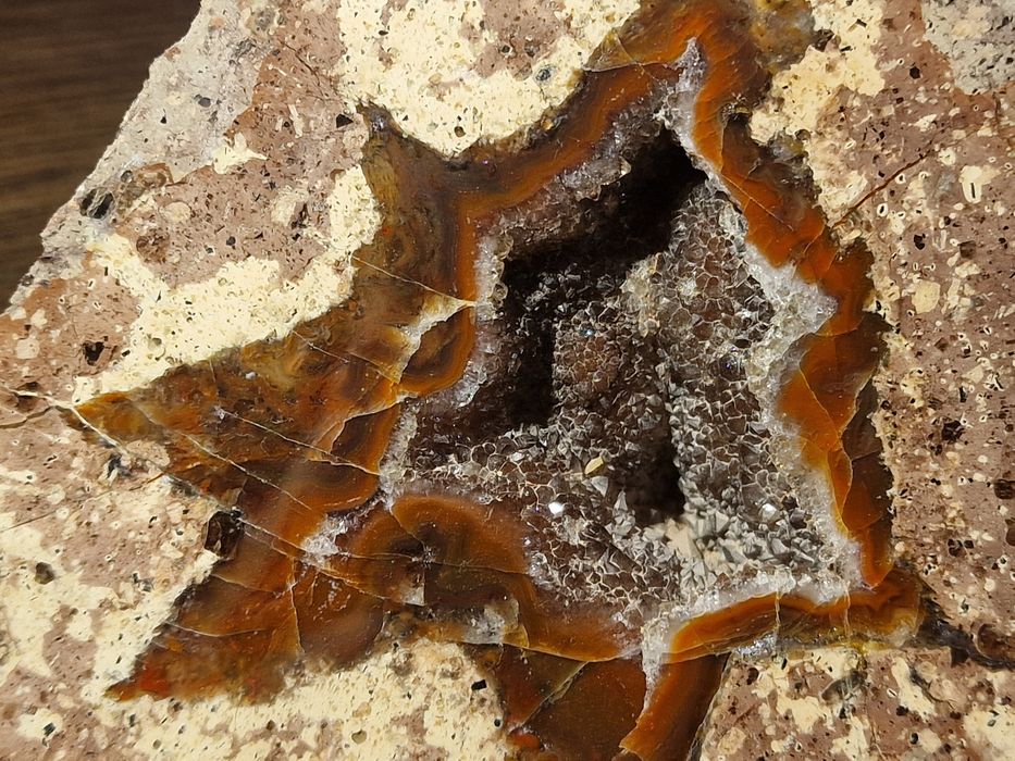 Agat z geodą Nowy Kościół minerał