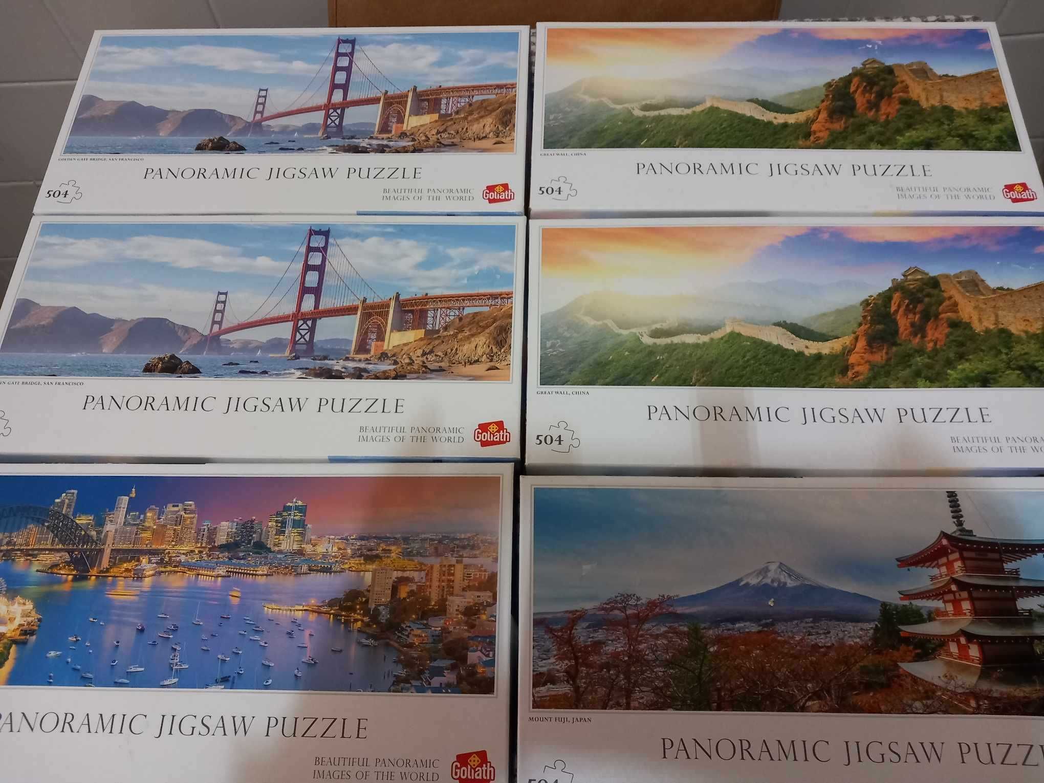 Panoramic Jigsaw Puzzles NOVO - vários com 10% de desconto