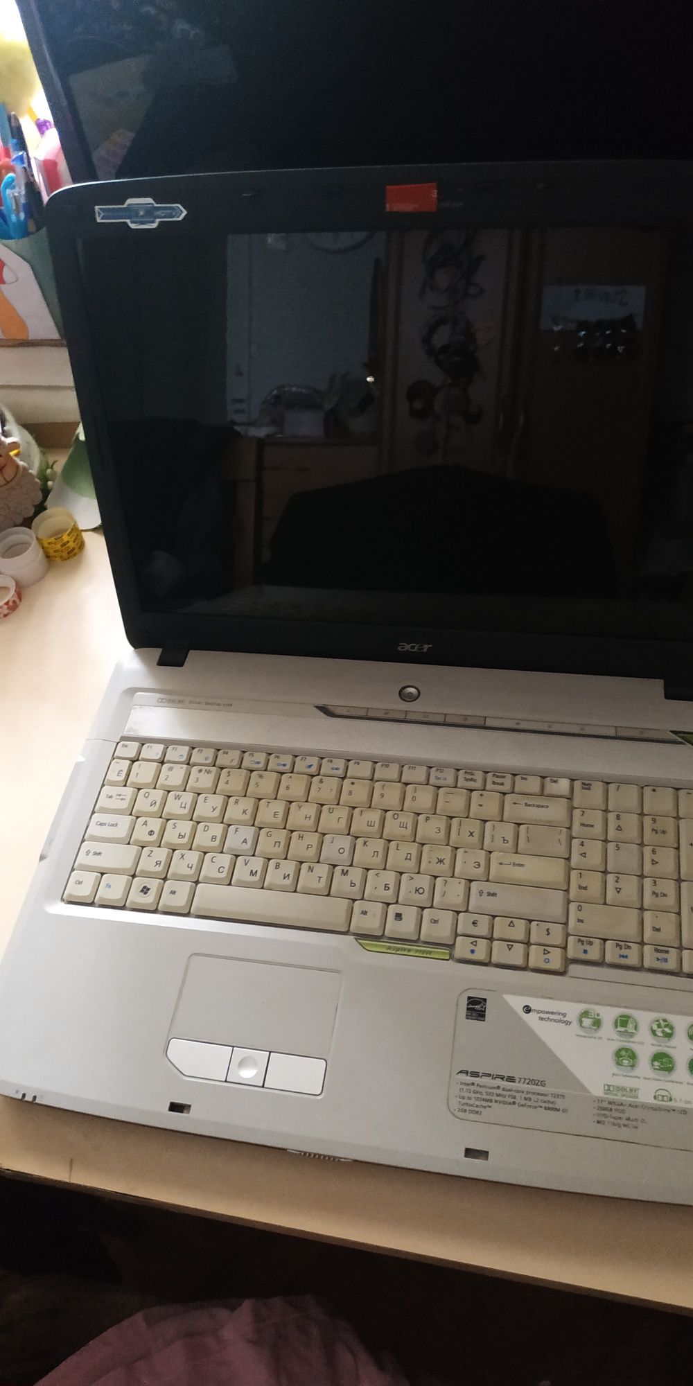 Ноутбук Acer Aspire 7720ZG, 17', максимальна комплектація