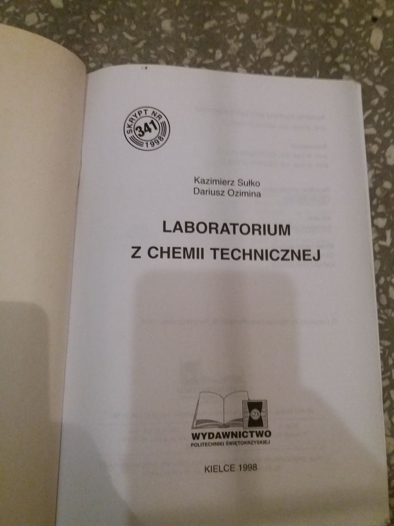 Laboratorium z chemii technicznej