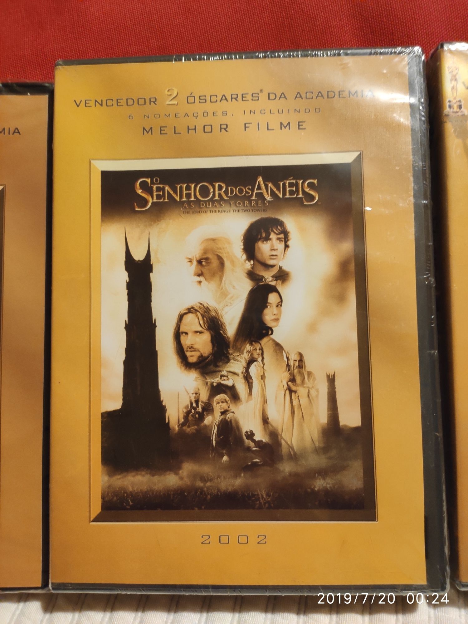 [selados] DVD Filmes Trilogia do Senhor dos anéis