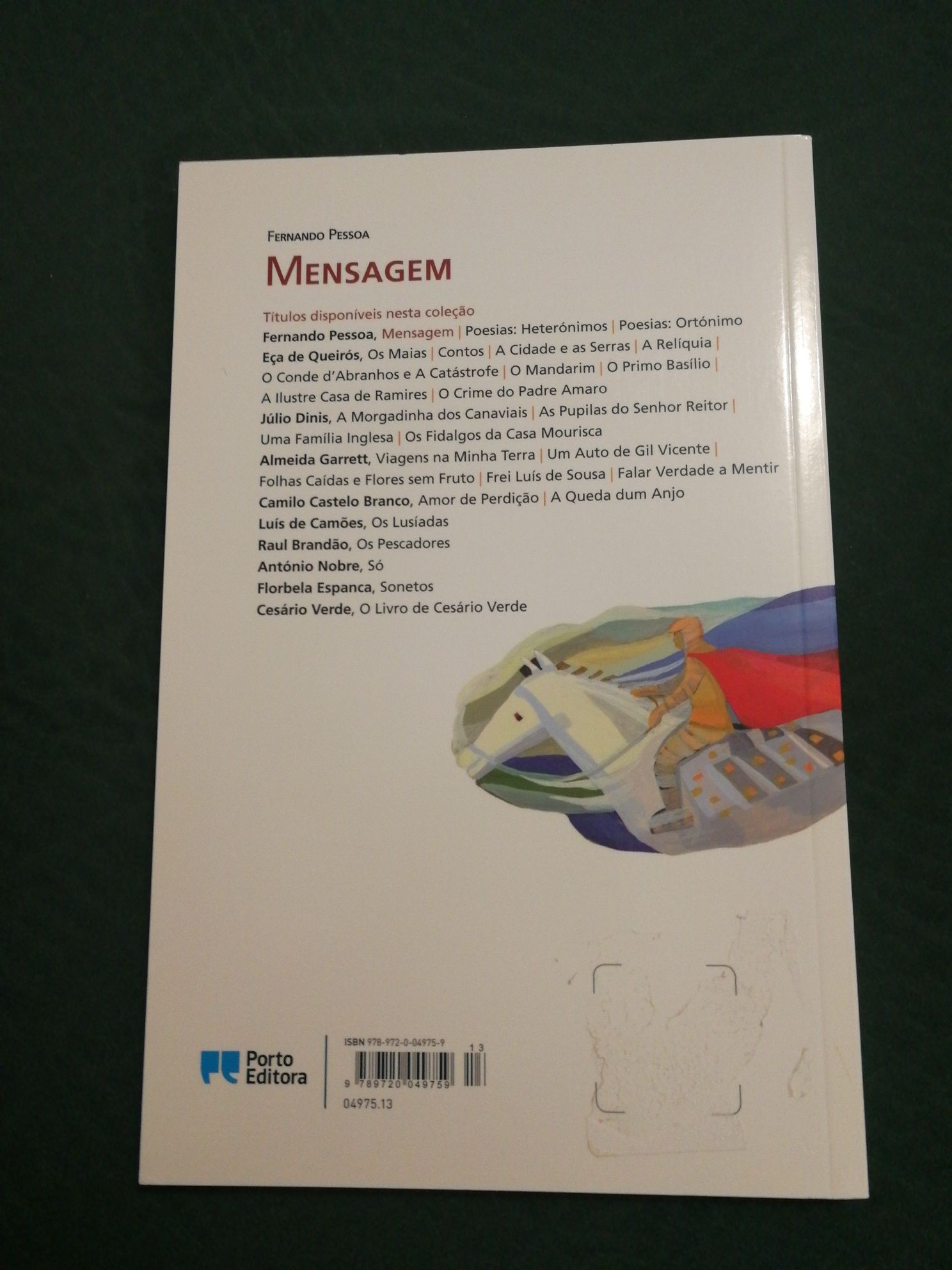 Livro "Mensagem" de Fernando Pessoa