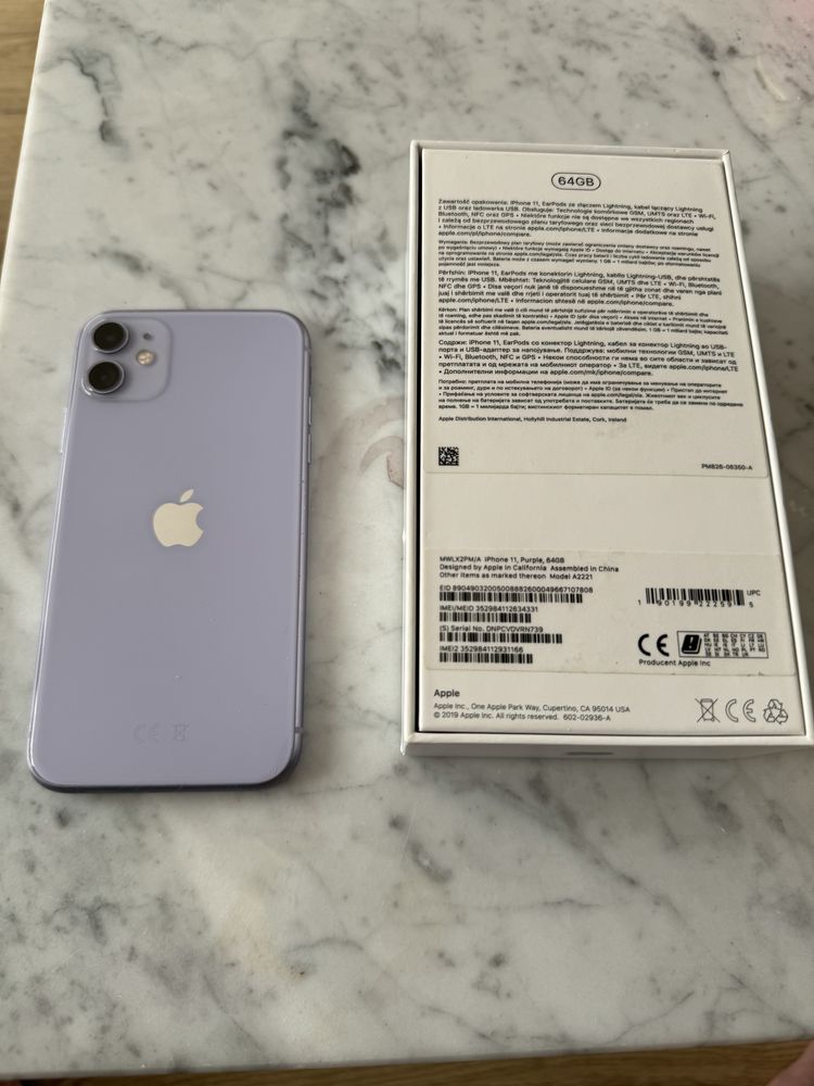 Iphone 11 fiolet 64gb