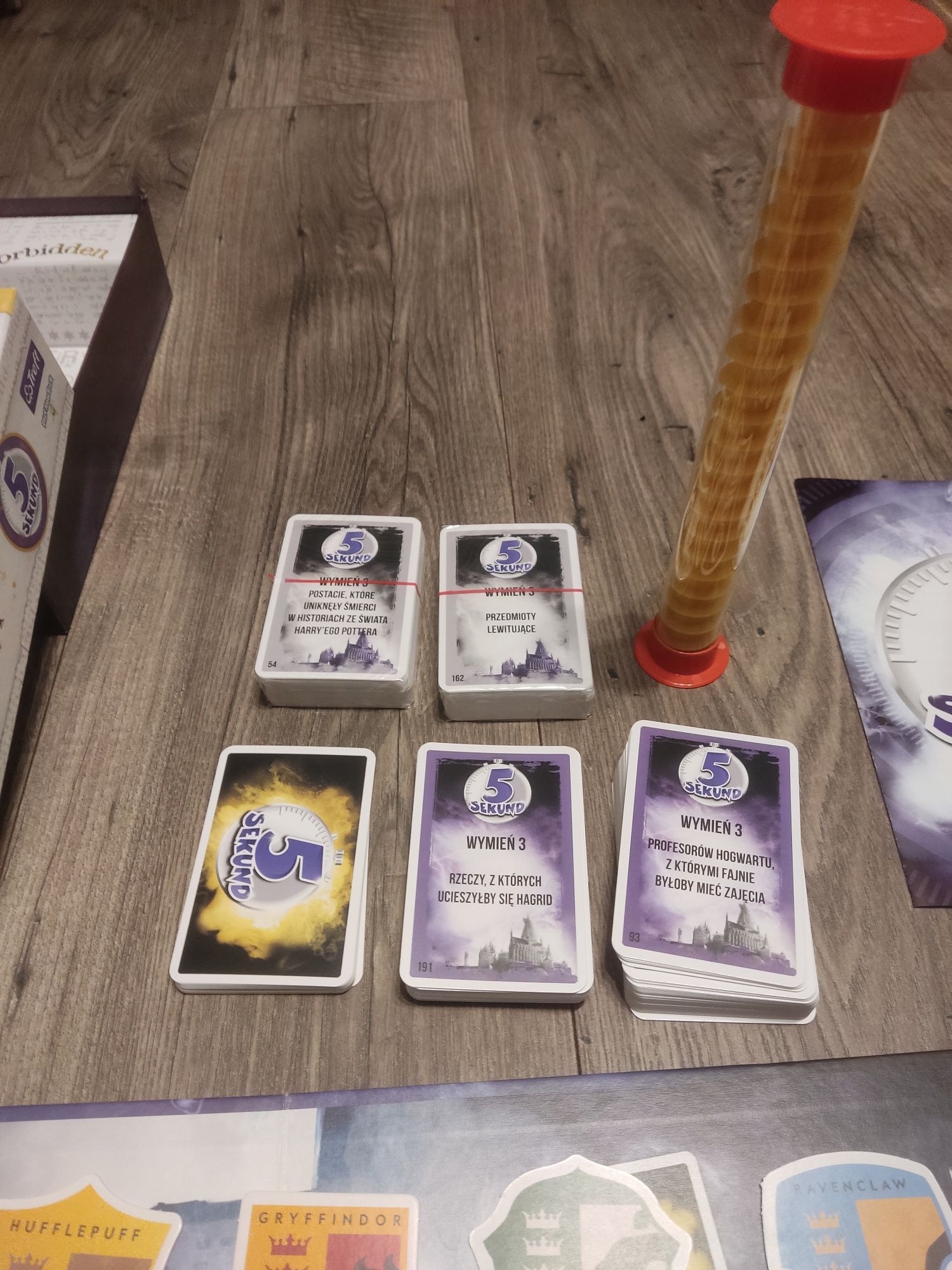 Gry planszowe harry potter 5 sekund, wirus, monster bar