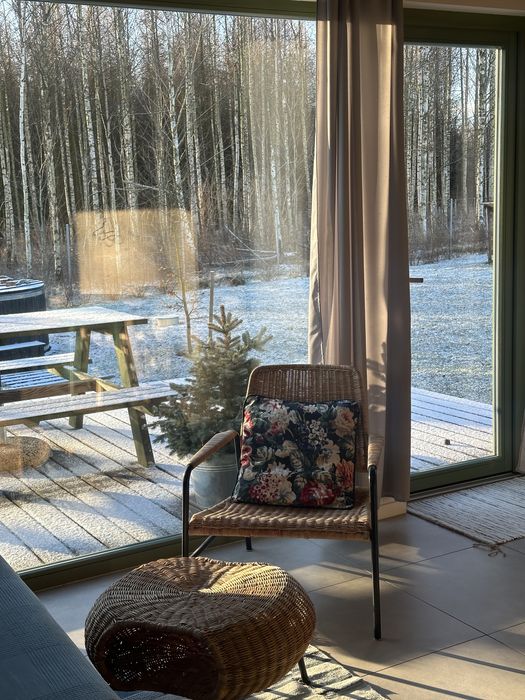 Domek na Mazurach z balią, sauną, nad jeziorem