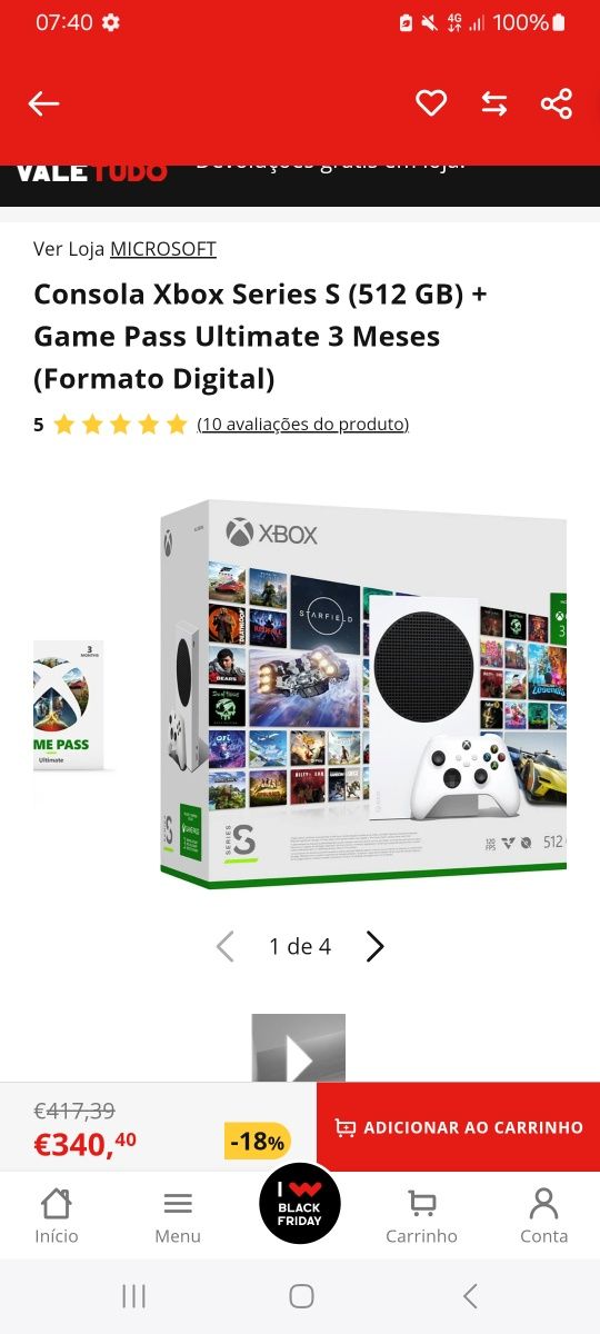 Vendo xbox series x com apenas 1 mes de usso