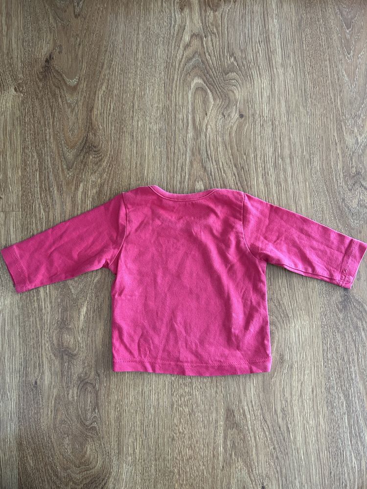 Różowa bluzeczka dla dziewczynki 50 cm