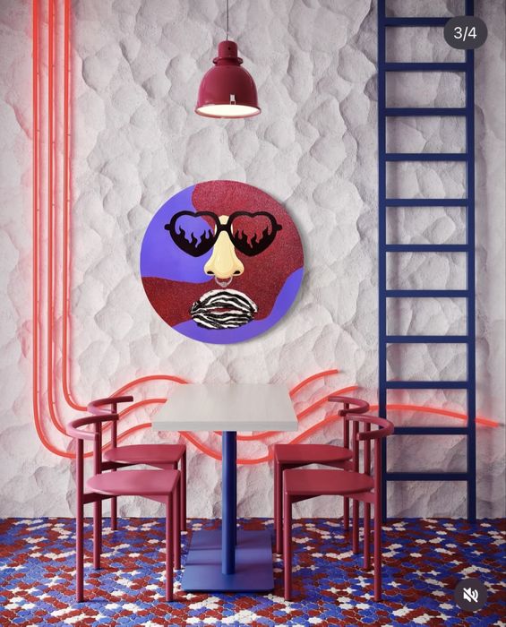 Nowoczesny okrągły obraz