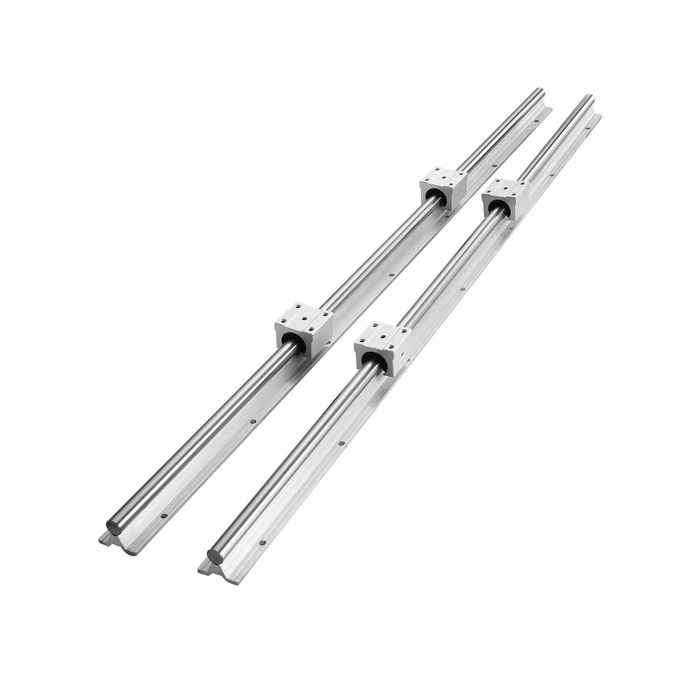 Zestaw 2 prowadnic szyn liniowych SBR12 100CM z blokami ślizgowymi