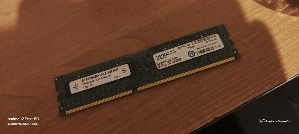 Kość ram 4gb spectek
