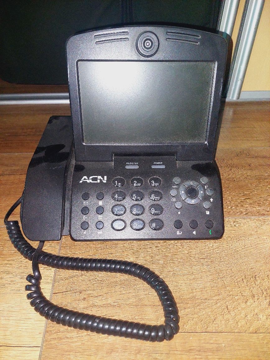 Telefon stacjonarny acn z wideo kamera