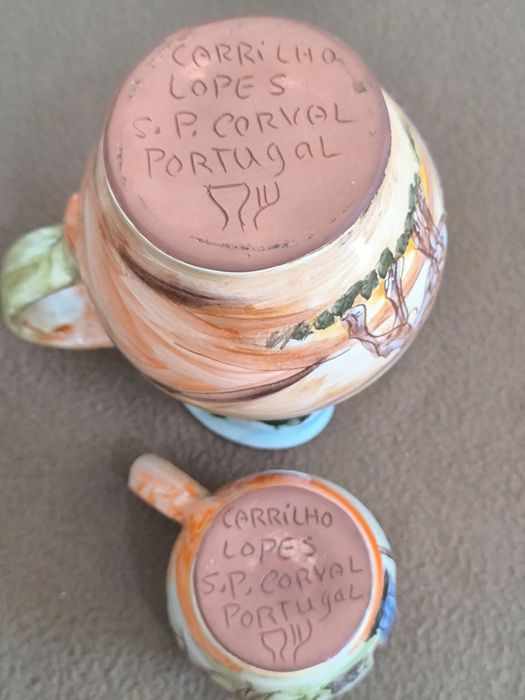 Jarro e caneca (Alentejo) da Olaria Carrilho Lopes
