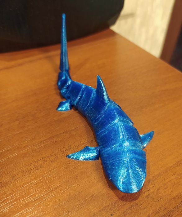 Релакс  игрушка Акула, сувенир, ASMR, 3D печать