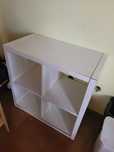 Estante branca cubos IKEA