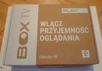 Nowy Dekoder Play BOX TV 4K ver.4 - okrągły