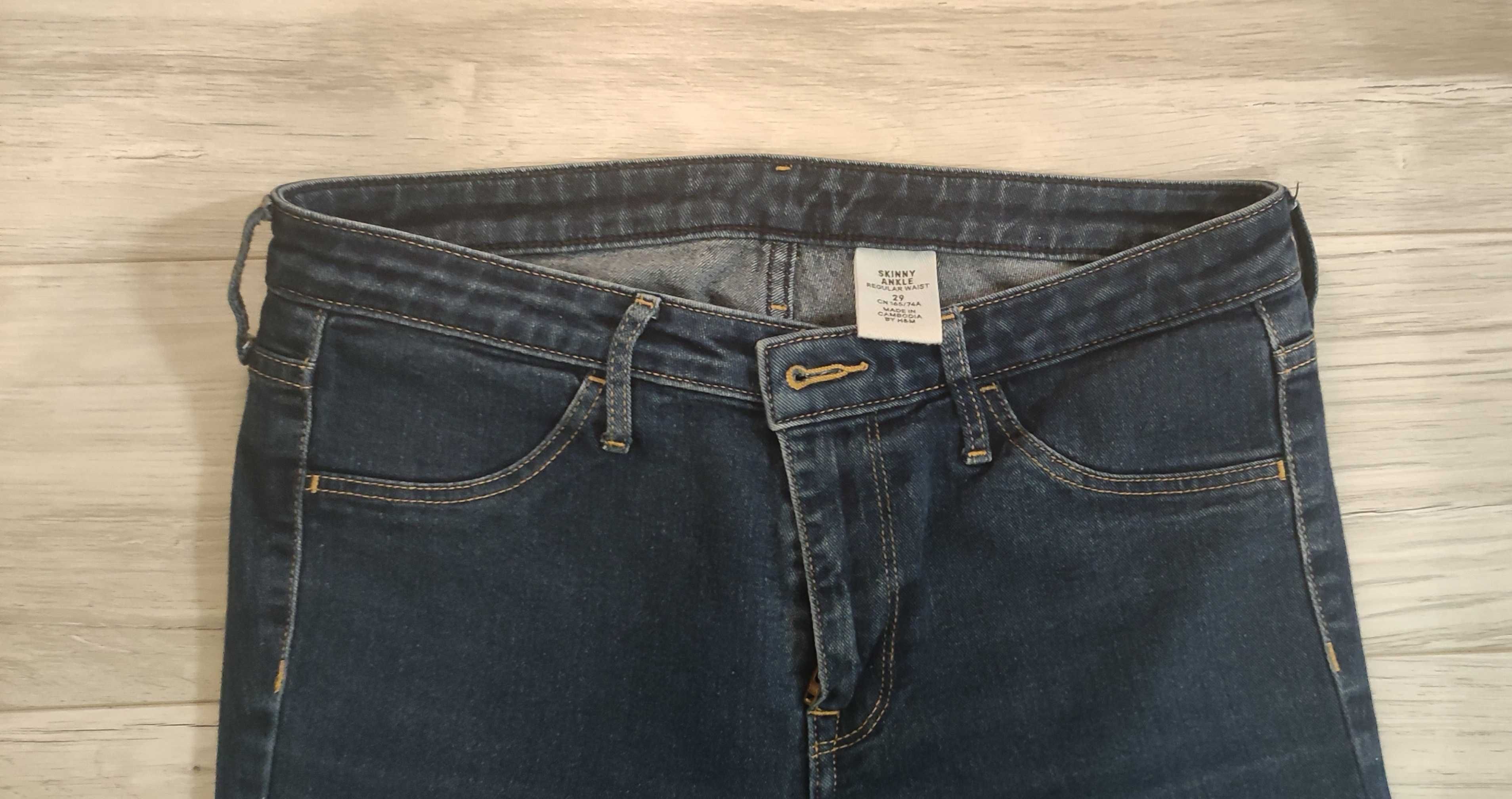 Jeansy h&m 38 - 29 regular skinny