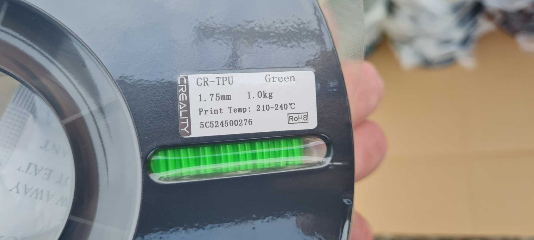 Creality пластик CR-TPU Creality 1кг 1.75мм, филамент 3 д