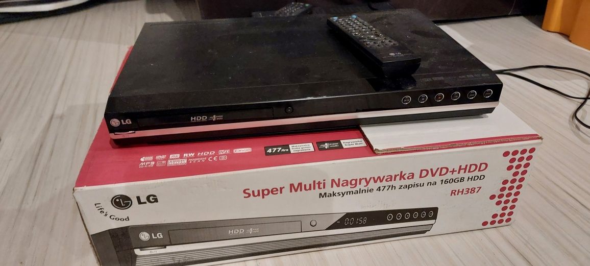 Odtwarzacz DVD z nagrywarką LG