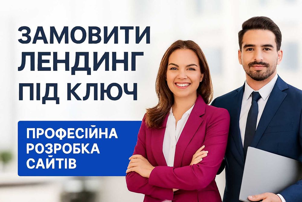 Професійні лендинги та сайти-візитки для бізнесу