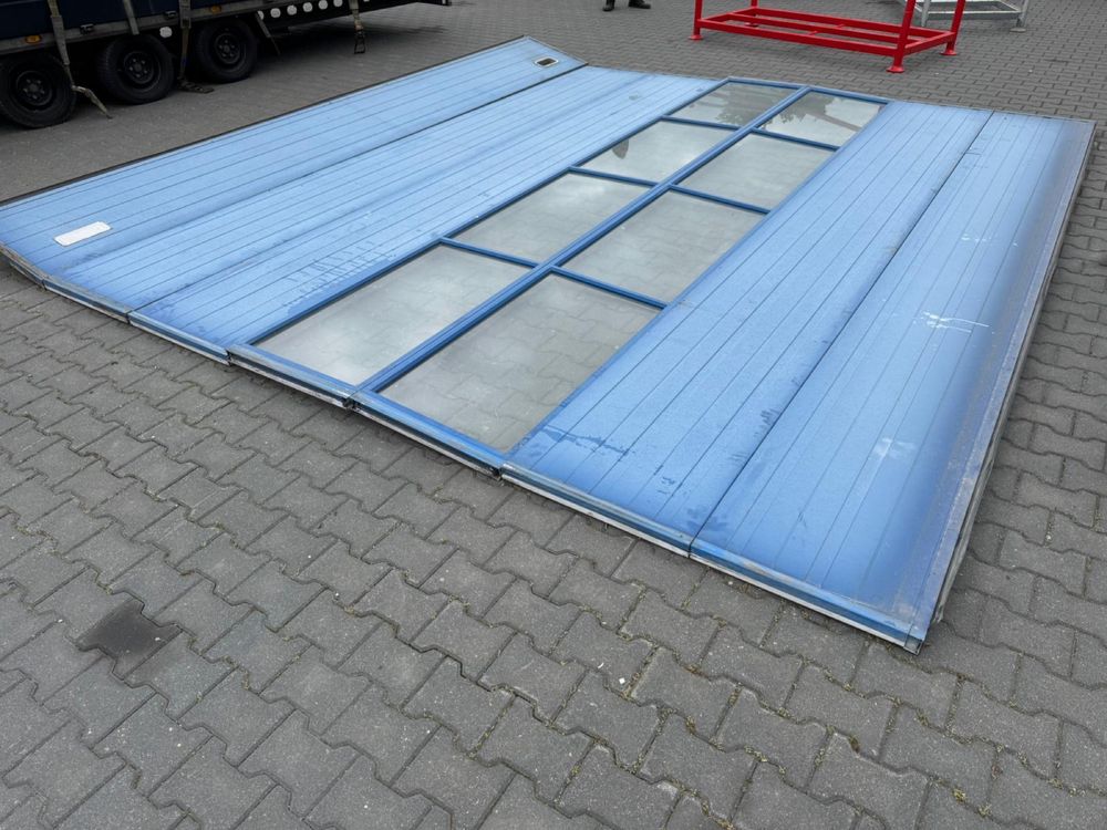 Brama 4.55x4.20 segmentowa elektryczna 2 sztuki przemyslowa