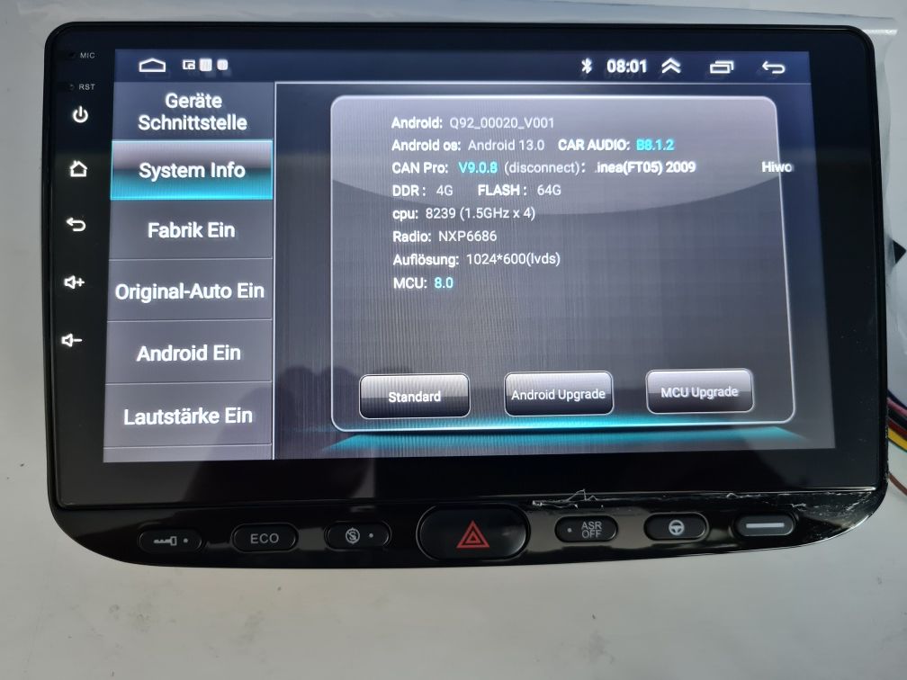 Автомагнітола Android для Fiat linea 2012-2015