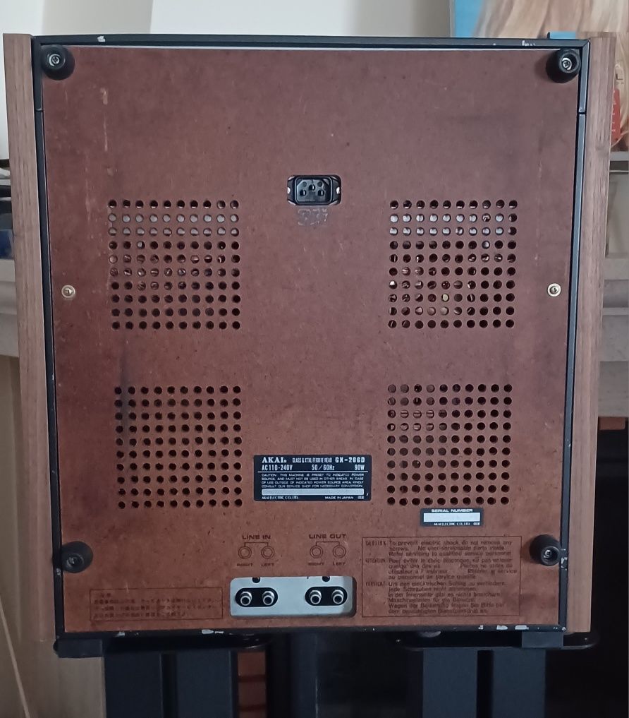 Gravador de bobinas Akai GX-266D (vendo-troco)