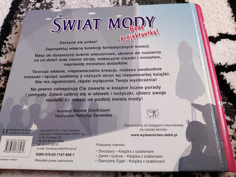 książka Świat mody. Będę projektantką - Zarawska Patrycja