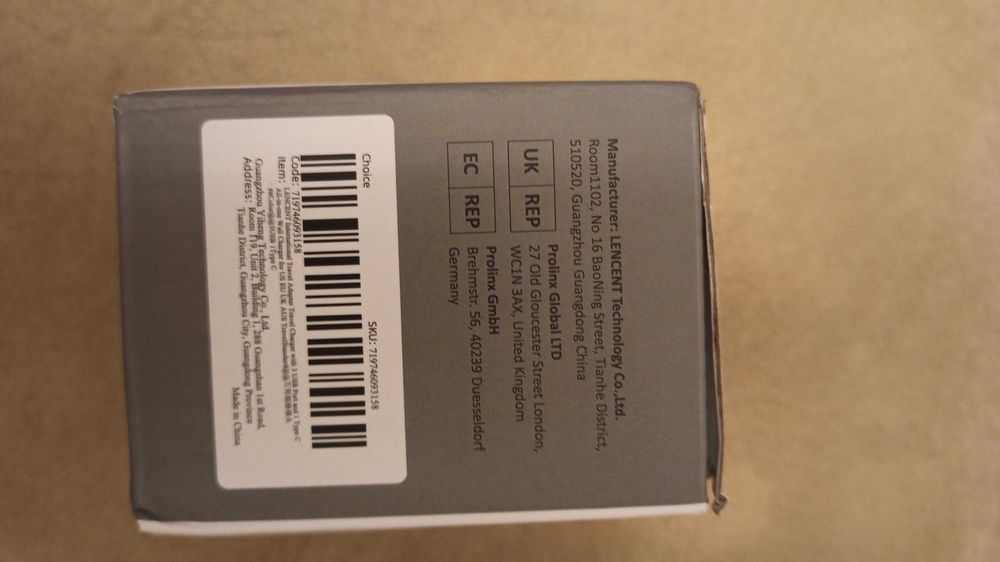 Uniwersalny travel adapter podróżny LENCENT