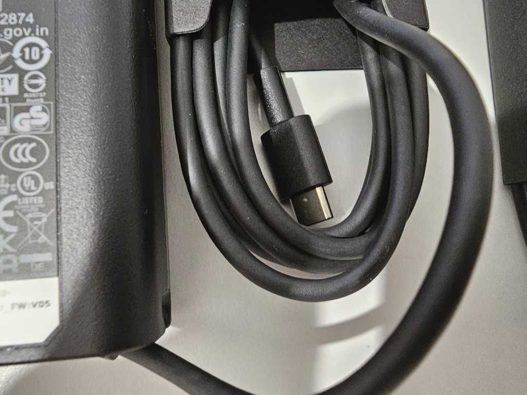 Oryginalny Zasilacz DELL 65W HA65NM190 LPS USB-C + Kabel - 5 sztuk