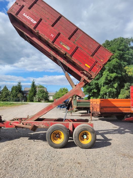 Przyczepa Rolnicza Wywrotka Baastrup 7ton Wysokiego składowania