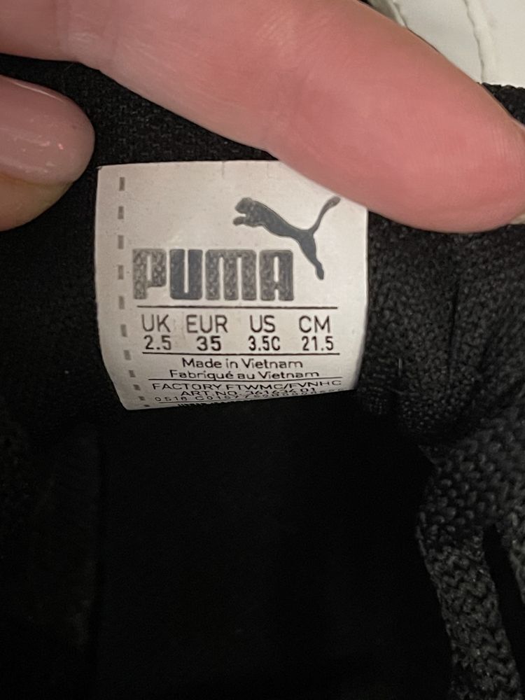 Детские кроссовки puma, 35 размер