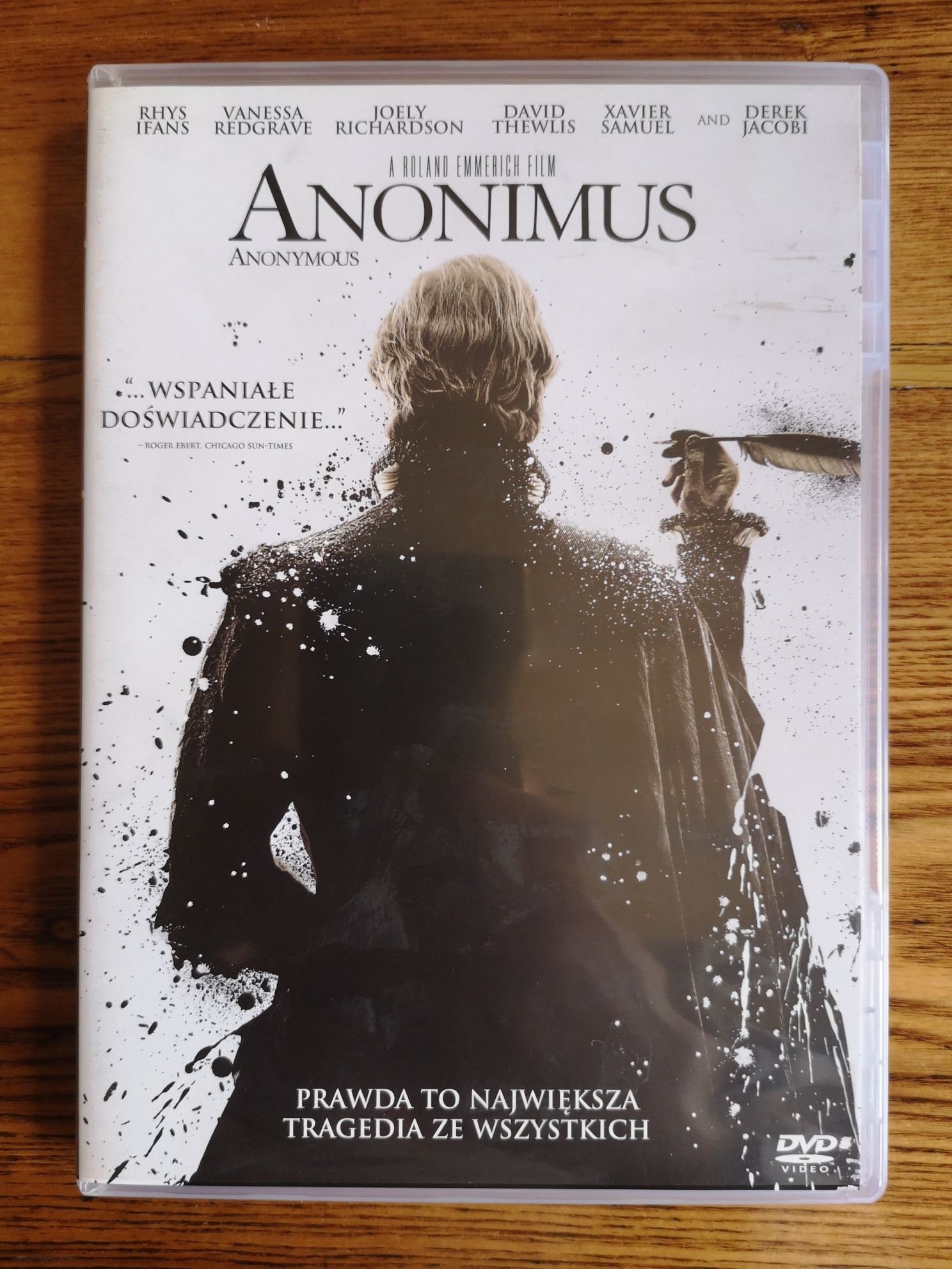 Płyta DVD: Anonimus - Rhys Ifans, Vanessa Redgrave