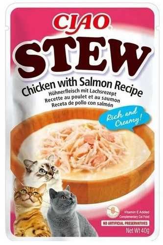 INABA CIAO Potrawka zestaw kurczak, tuńczyk, łosoś