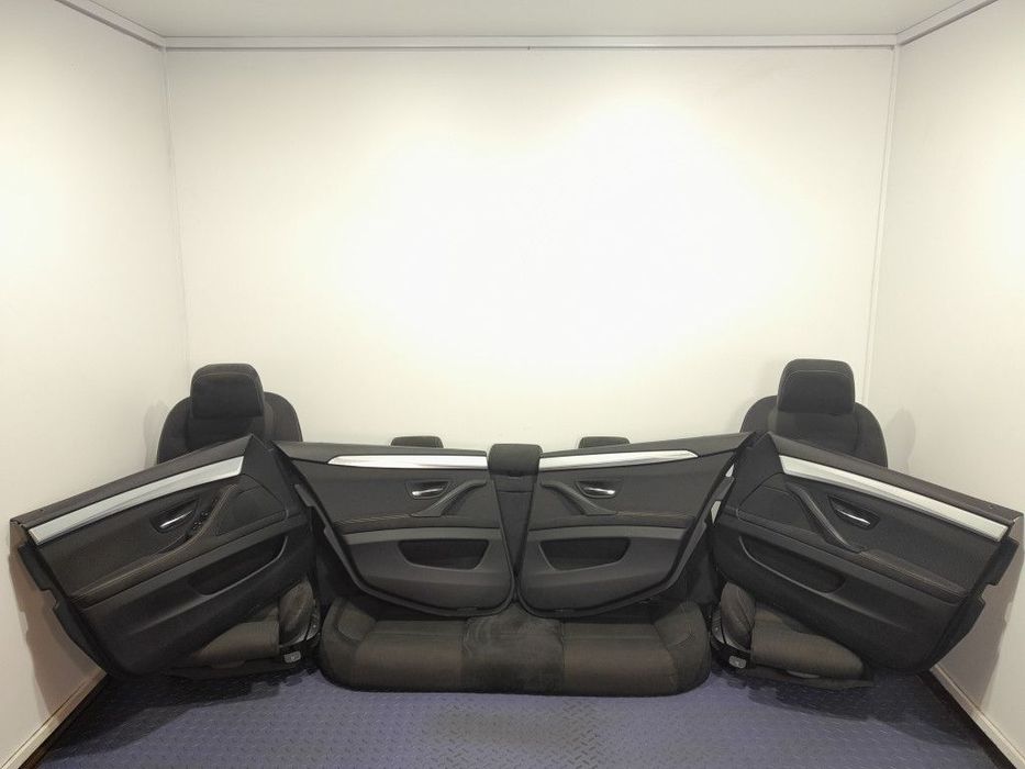 BMW 5 F11 KOMBI FOTELE KANAPA TYŁ TAPICERKI DRZWI ALCANTARA KOMPLET