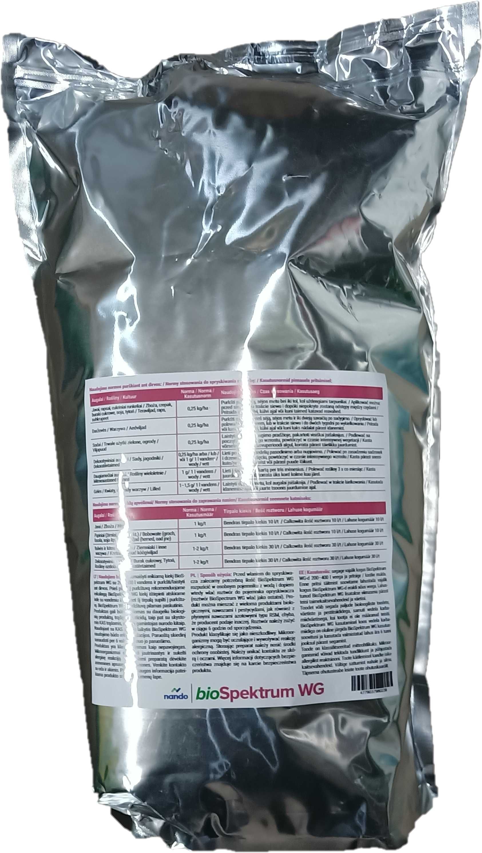 Biospektrum WG Bakterie glebowe stymulator wzrostu roślin 5kg na 20 ha
