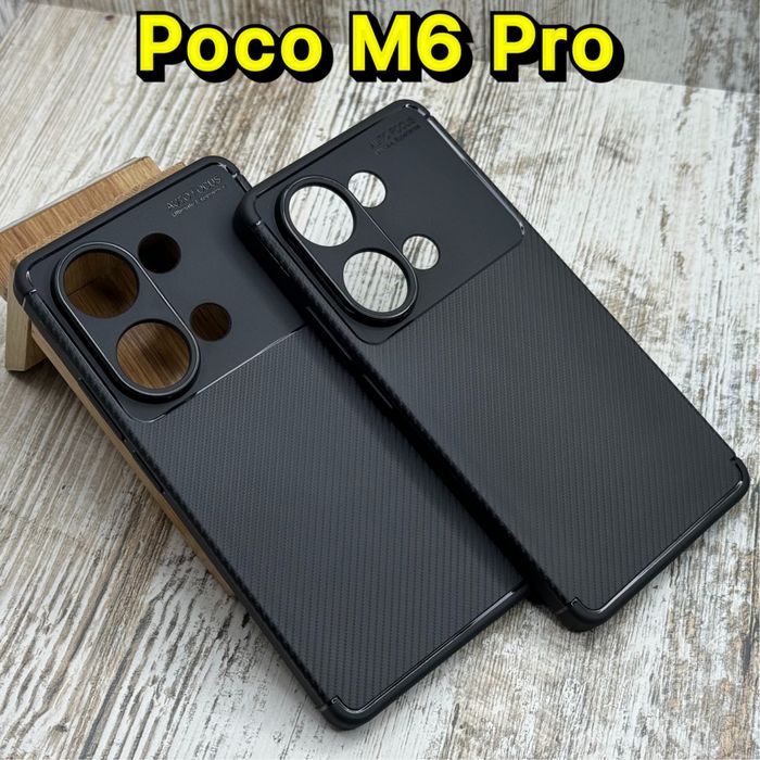 Чехол Carbon iPaky TPU на Xiaomi Redmi Note 13 4G/ 13 Pro/ 13 Pro+ 5G