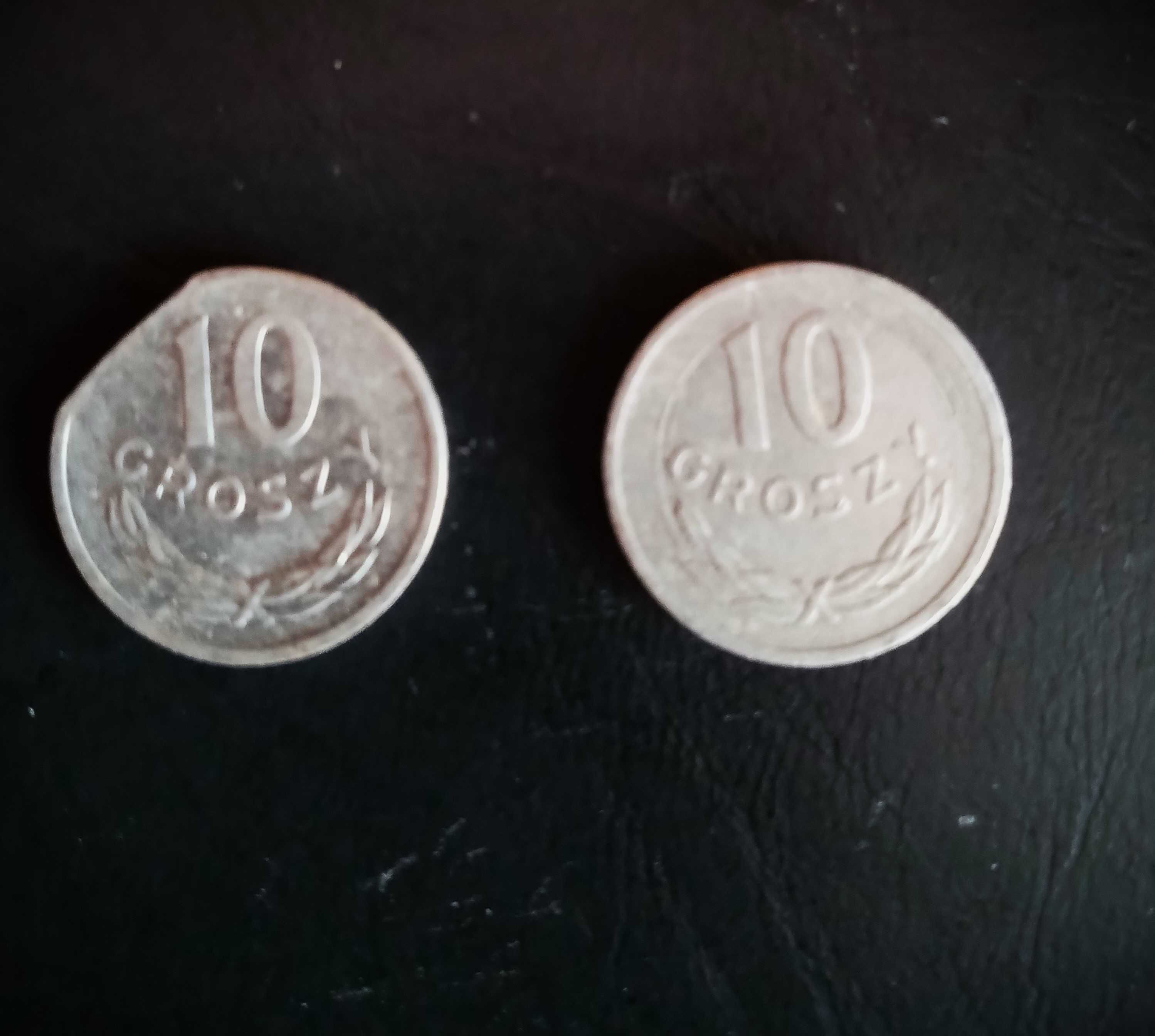 destrukt moneta 10 gr 1971 i 10gr 1979