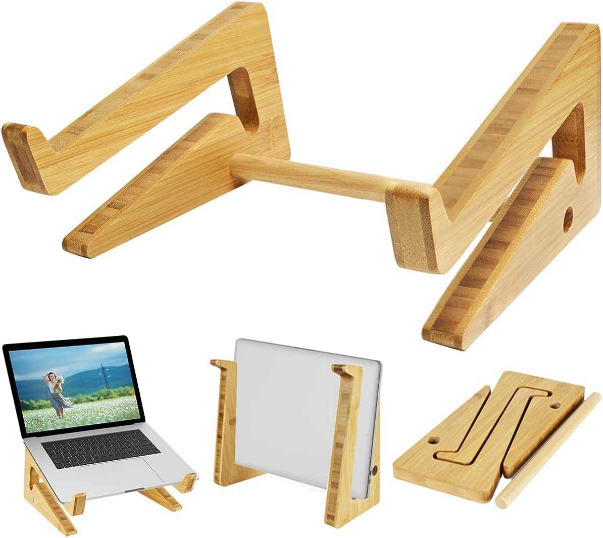 Th-some SR-Z-001 bambusowy Stolik pod laptopa 15'' biurko Dell Macbook