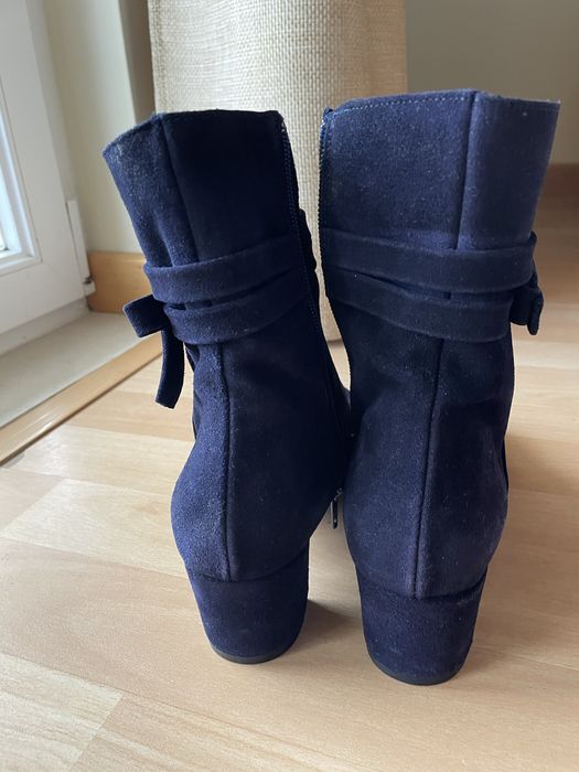 Botins azuis senhora 35