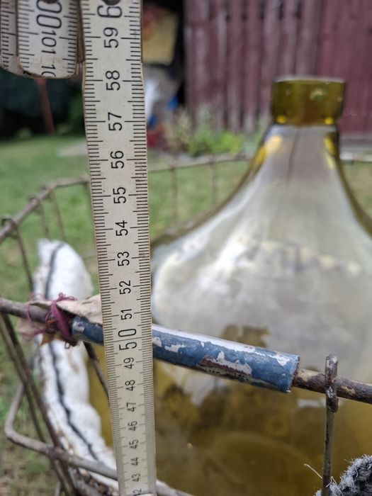 Butla balon 40l na wino bursztynowa