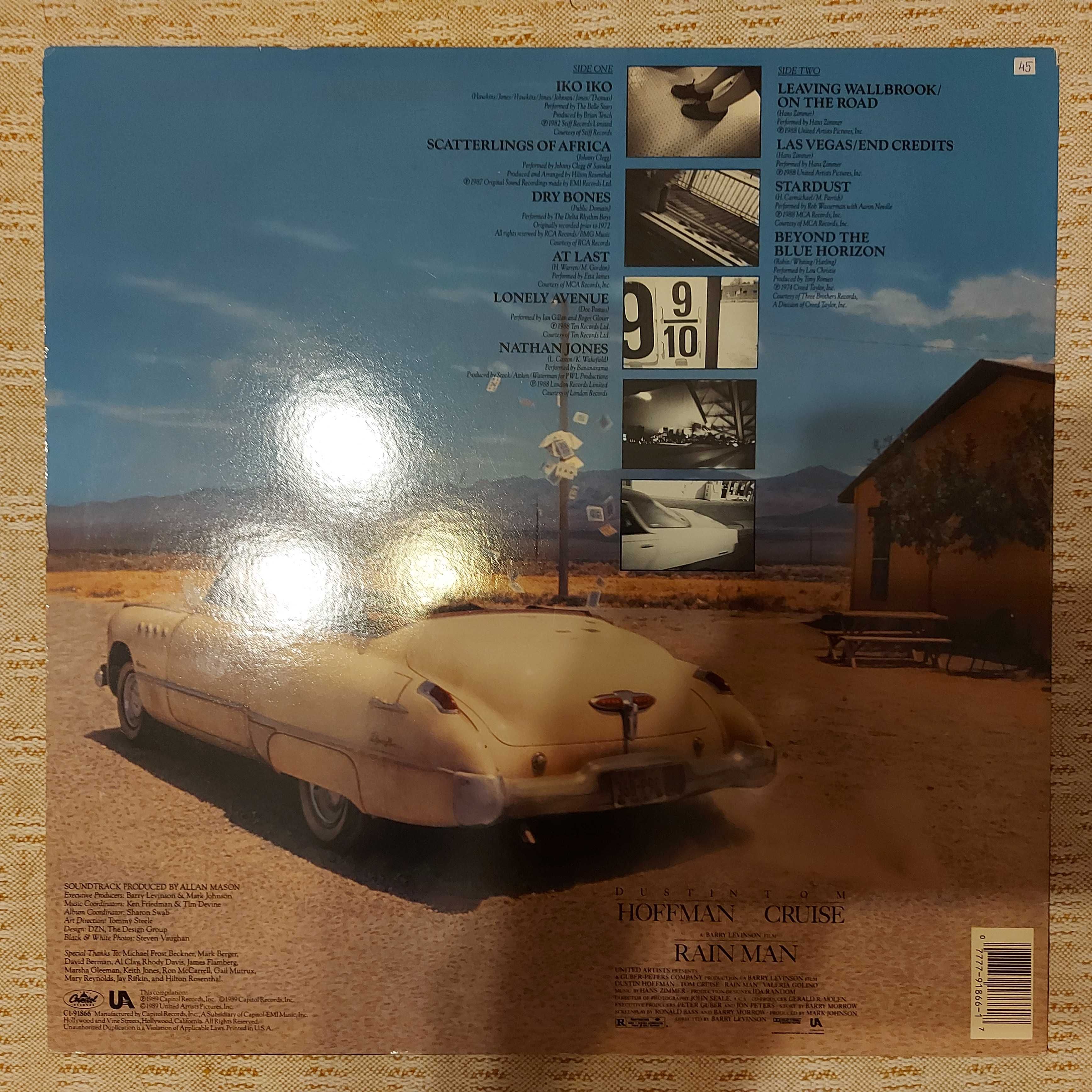 Soundtrack Rain Man (Original Motion Picture Soundtrack) (VG+/EX-)