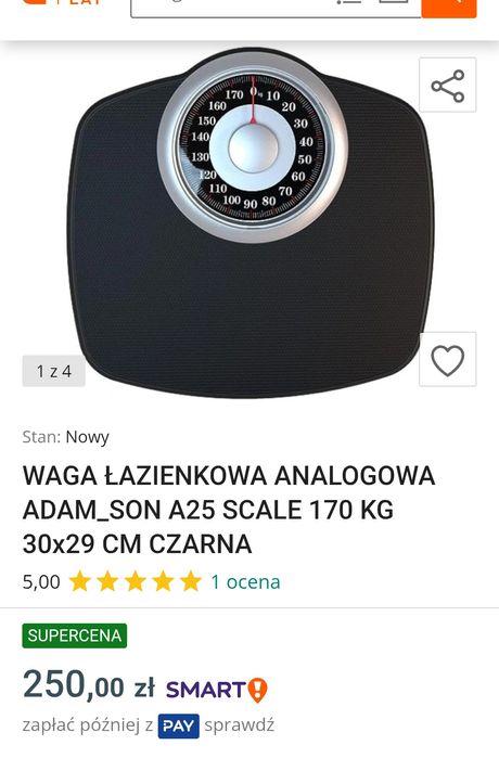 Waga łazienkowa Adamson A25 SCALE