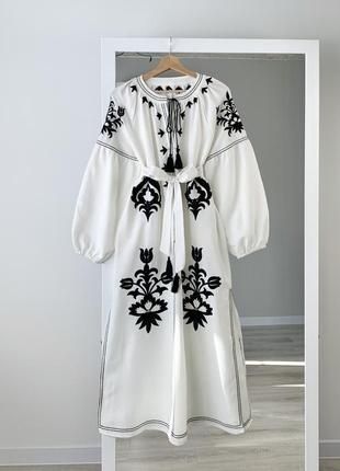 Платье вышиванка в этно стиле